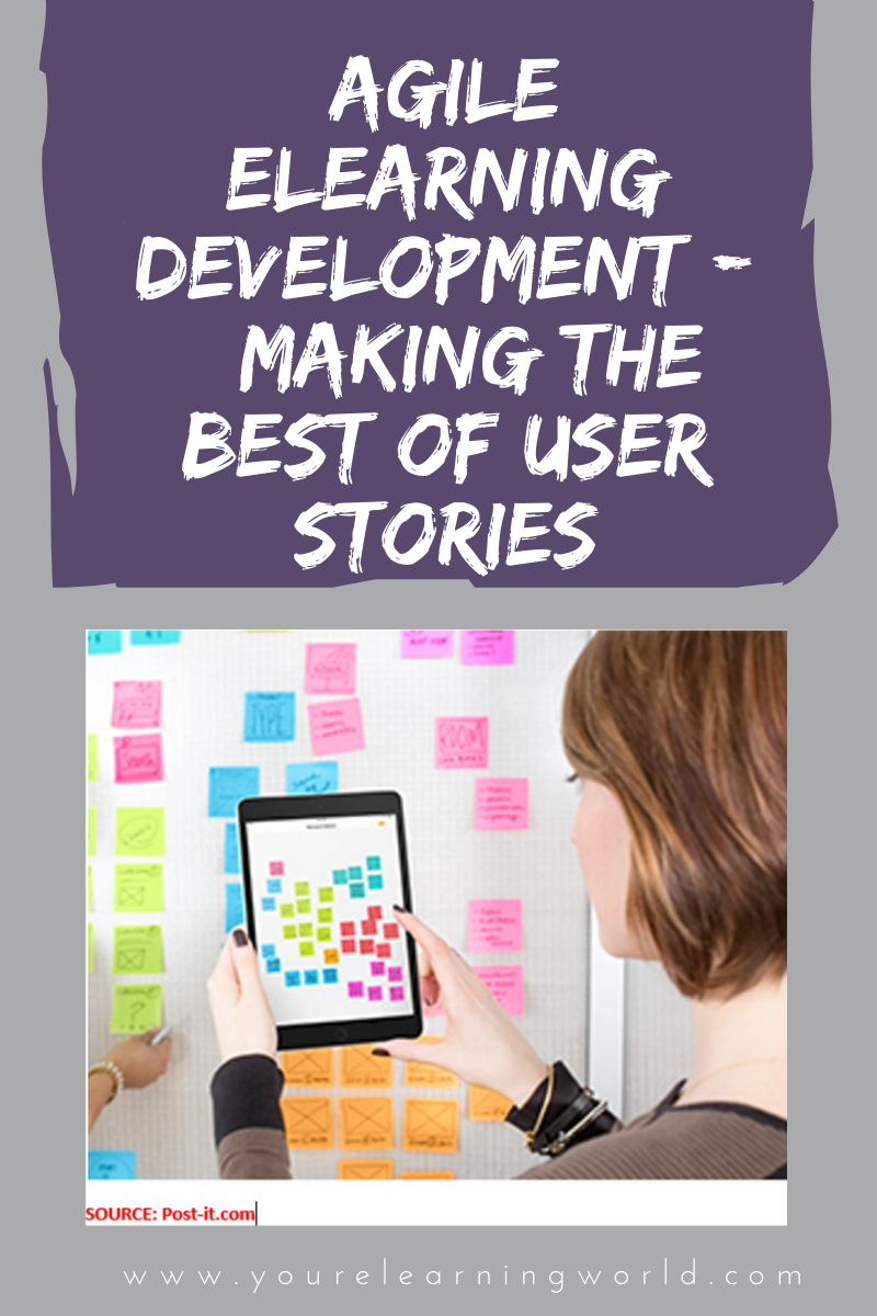 Agile ELearning Development : Making the best of user stories