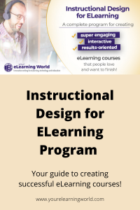 Instructional Design for ELearning Program